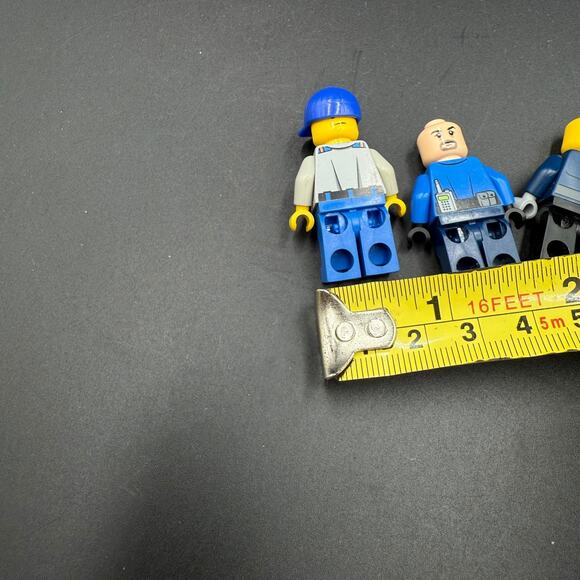 Lego Minifigures Lot of 4 Blue Officer Toy Figures - Picture 5 of 5
